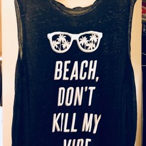 Graphic muscle tee